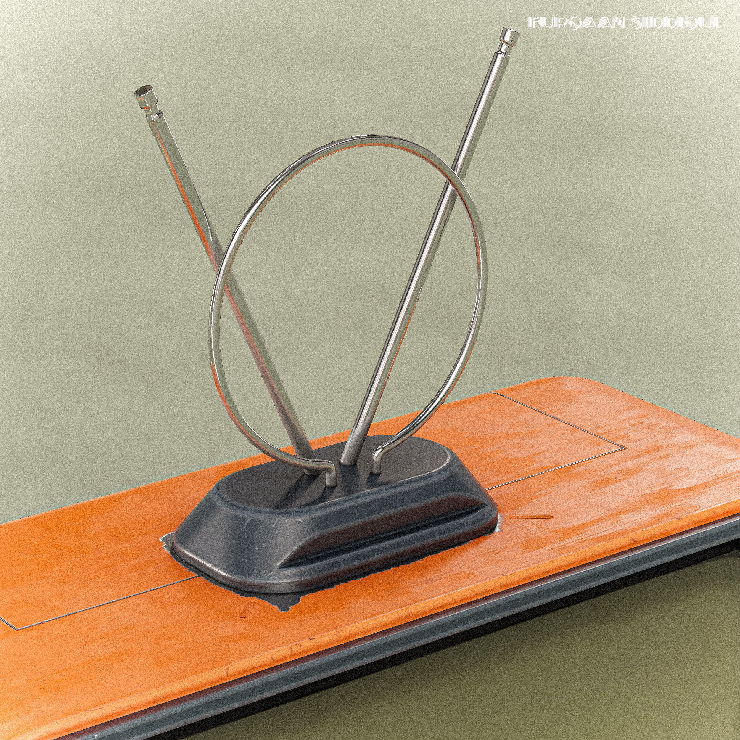 Sci-fi Controller PC V28 PBR Low-poly 3D model_11