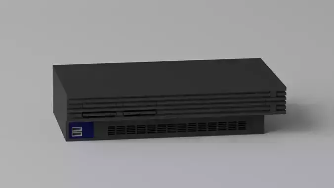 Cartoon Sony Playstation 2 Gaming Console