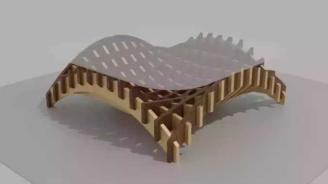 Wavy Waffle Coffee Table