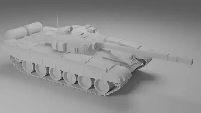 T-72 A 3d Model 3D model