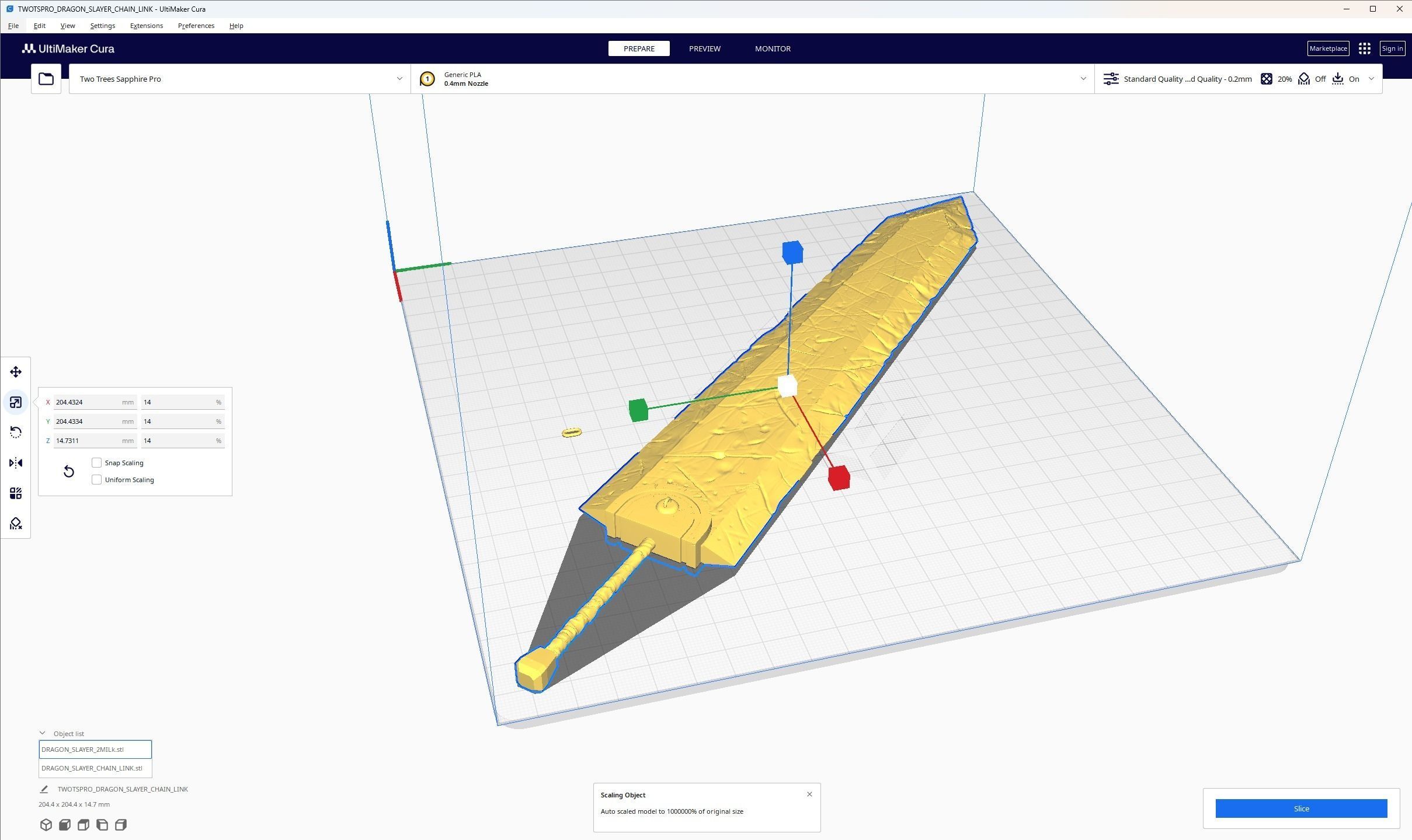 Dragon Slayer - Berserk - 3D printing ready Free 3D print model_2