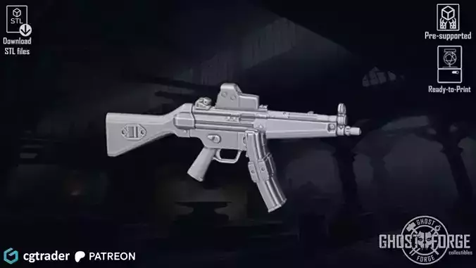 Submachine SMG MP5