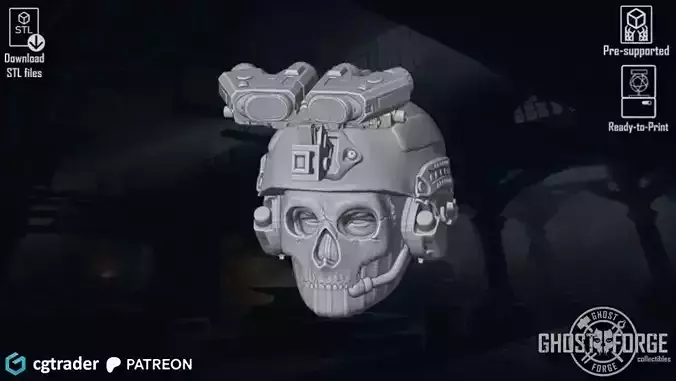RENEGADES5 - 12 Ghost Helmet