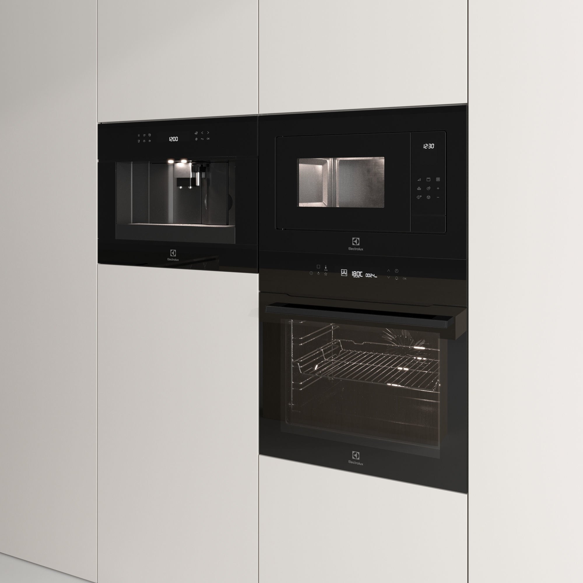 Kitchen set 02 3D model_5