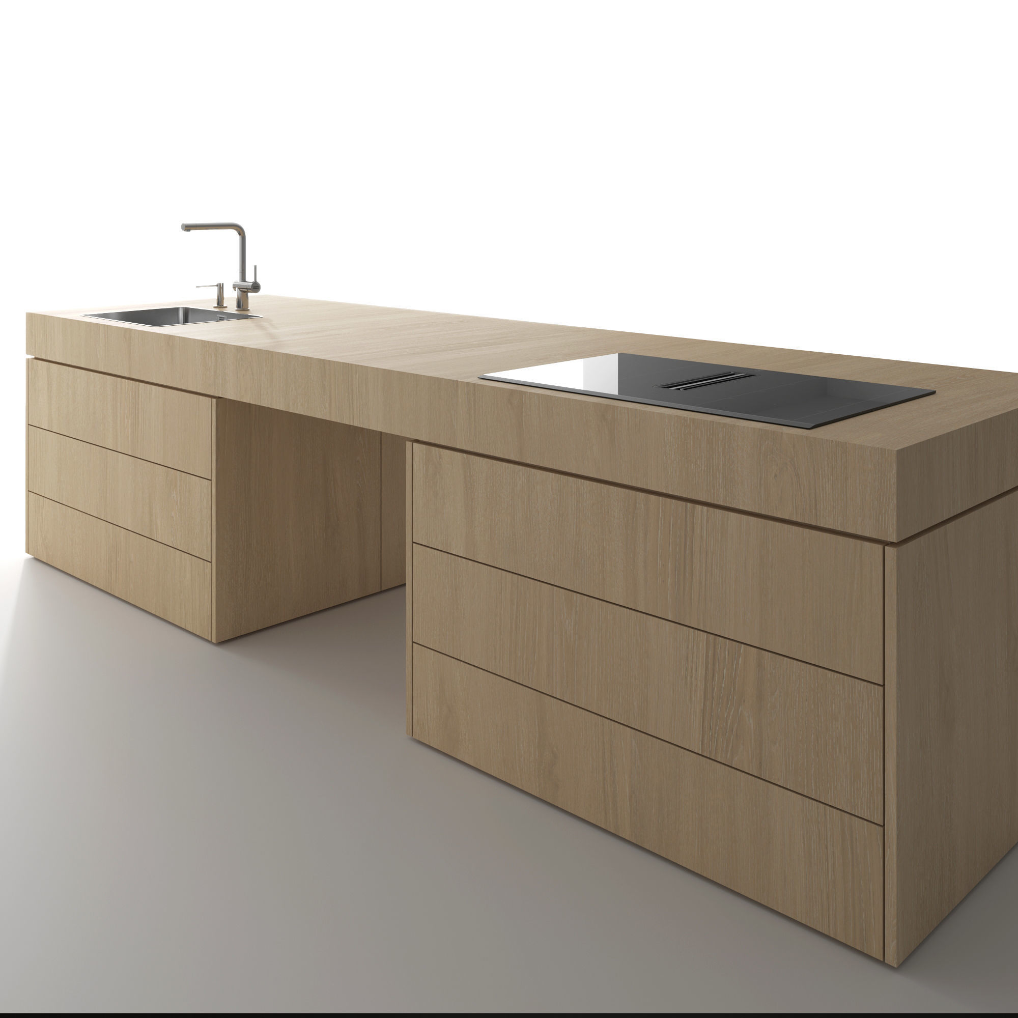 Kitchen set 03 3D model_2