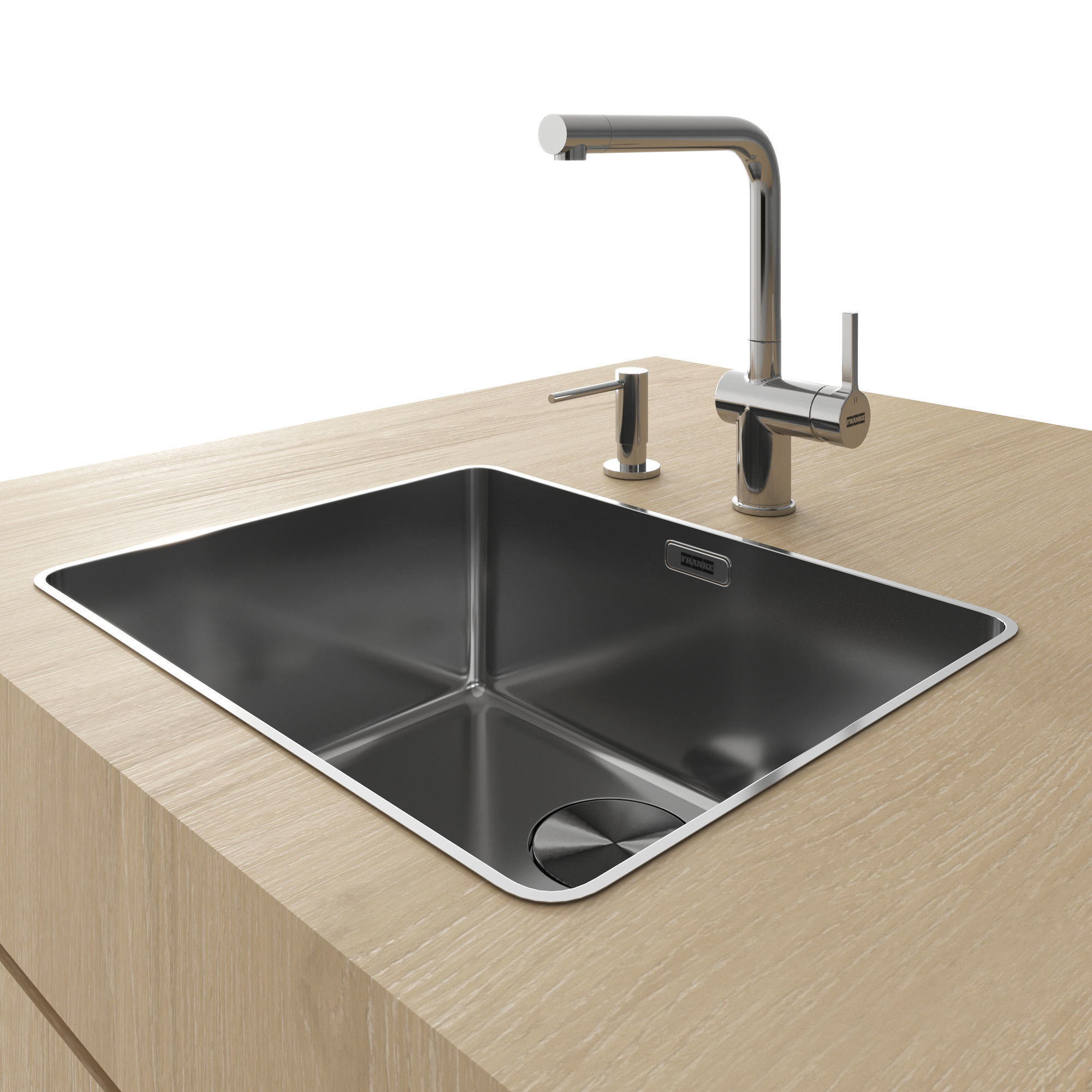 Kitchen set 03 3D model_4