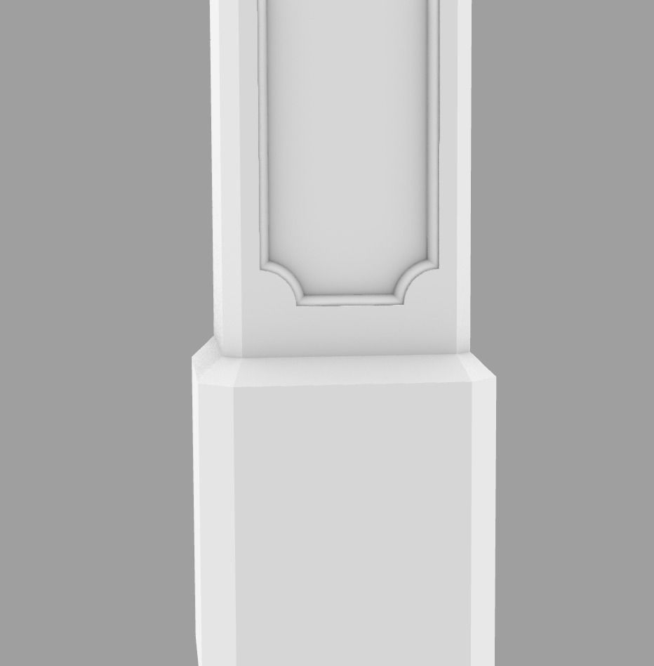 Pilier de portail 3D model_2