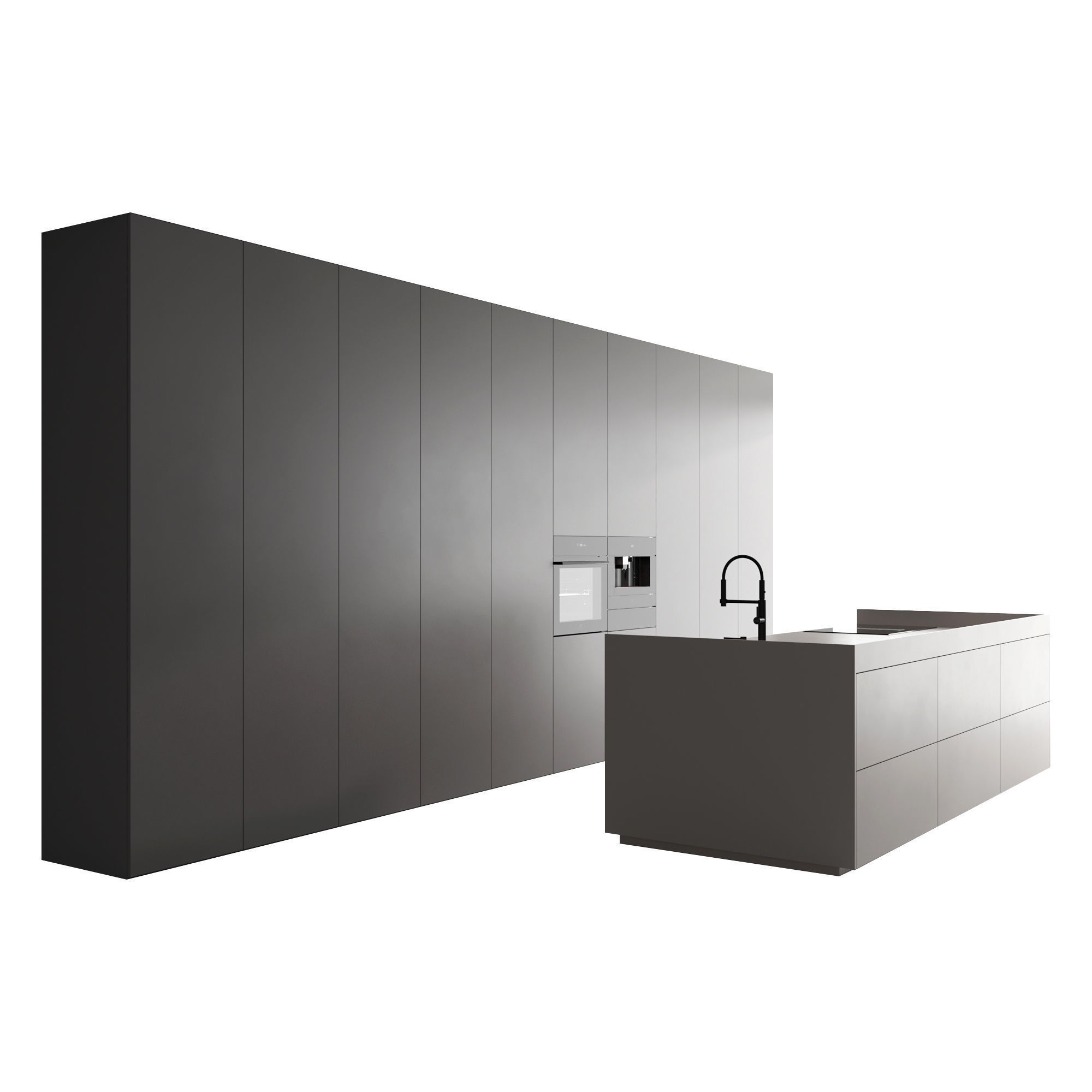 Kitchen set 09 3D model_1