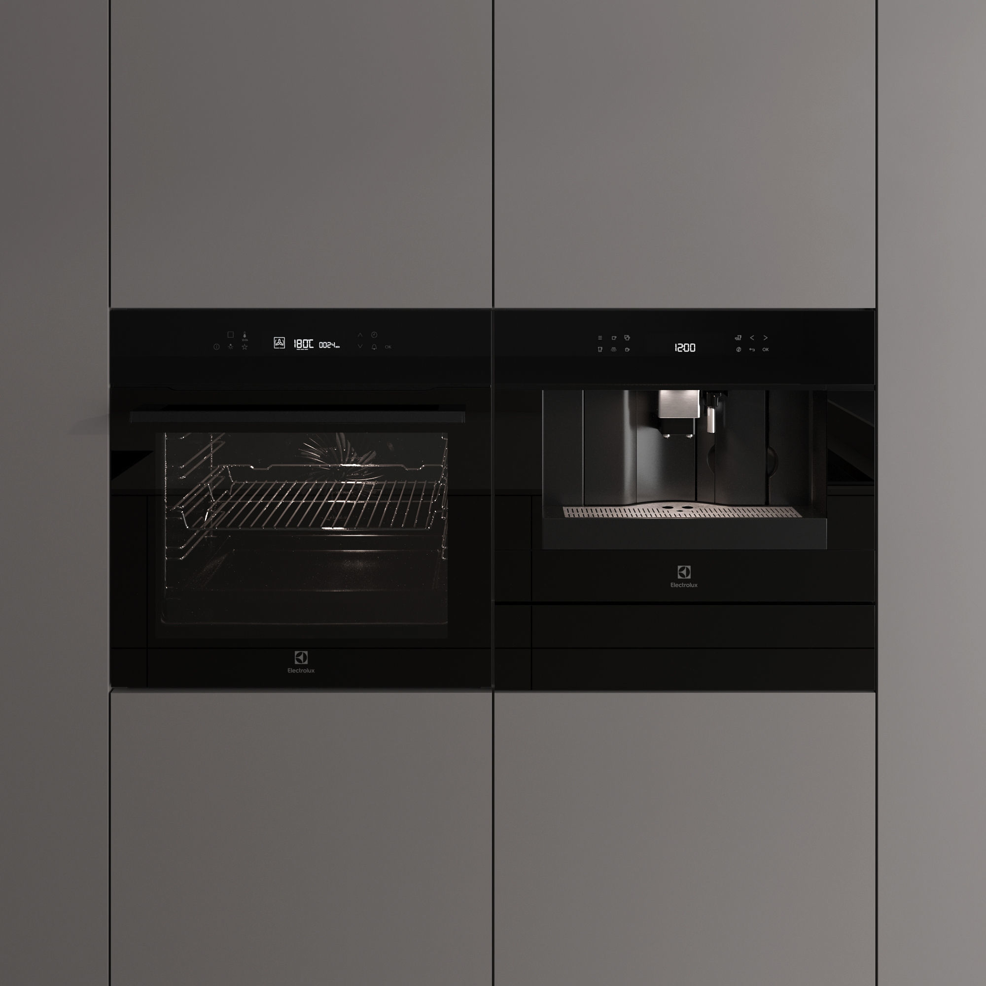 Kitchen set 09 3D model_4