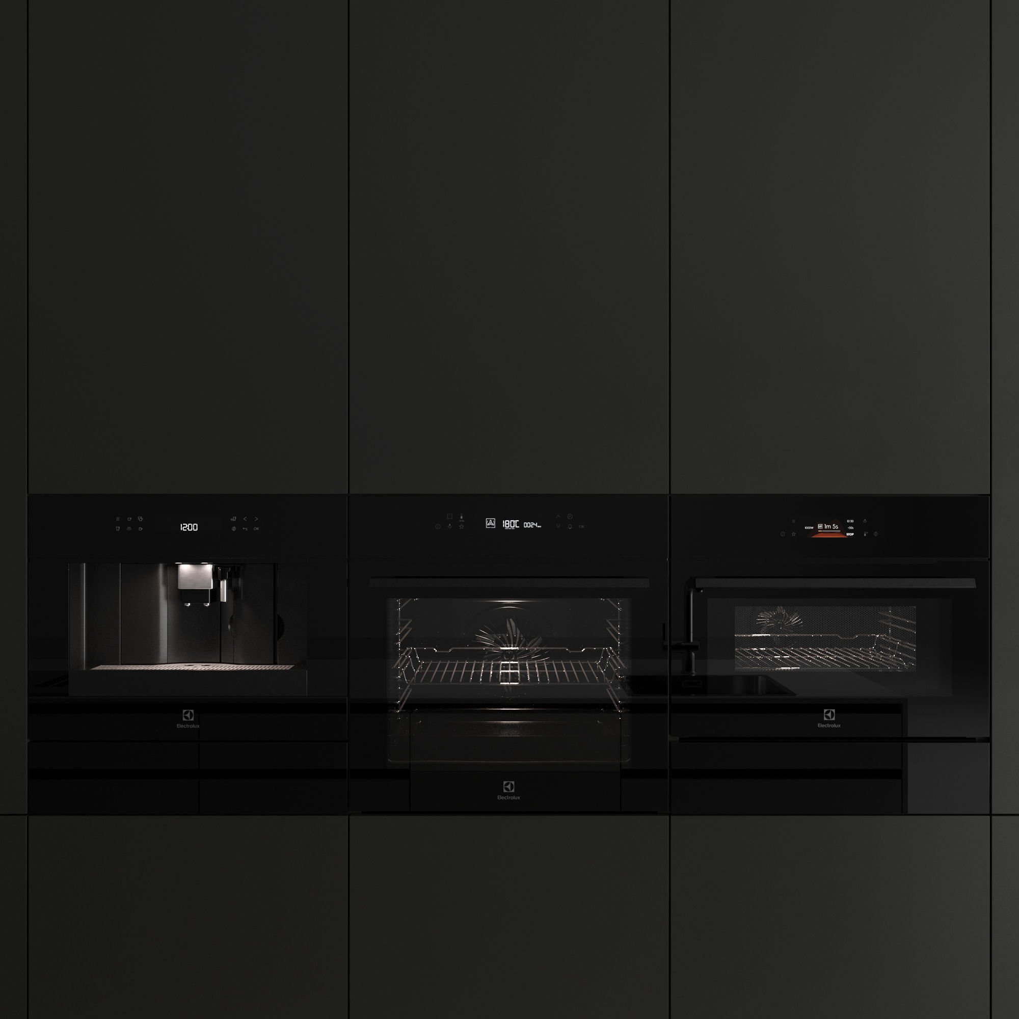 Kitchen set 10 3D model_4