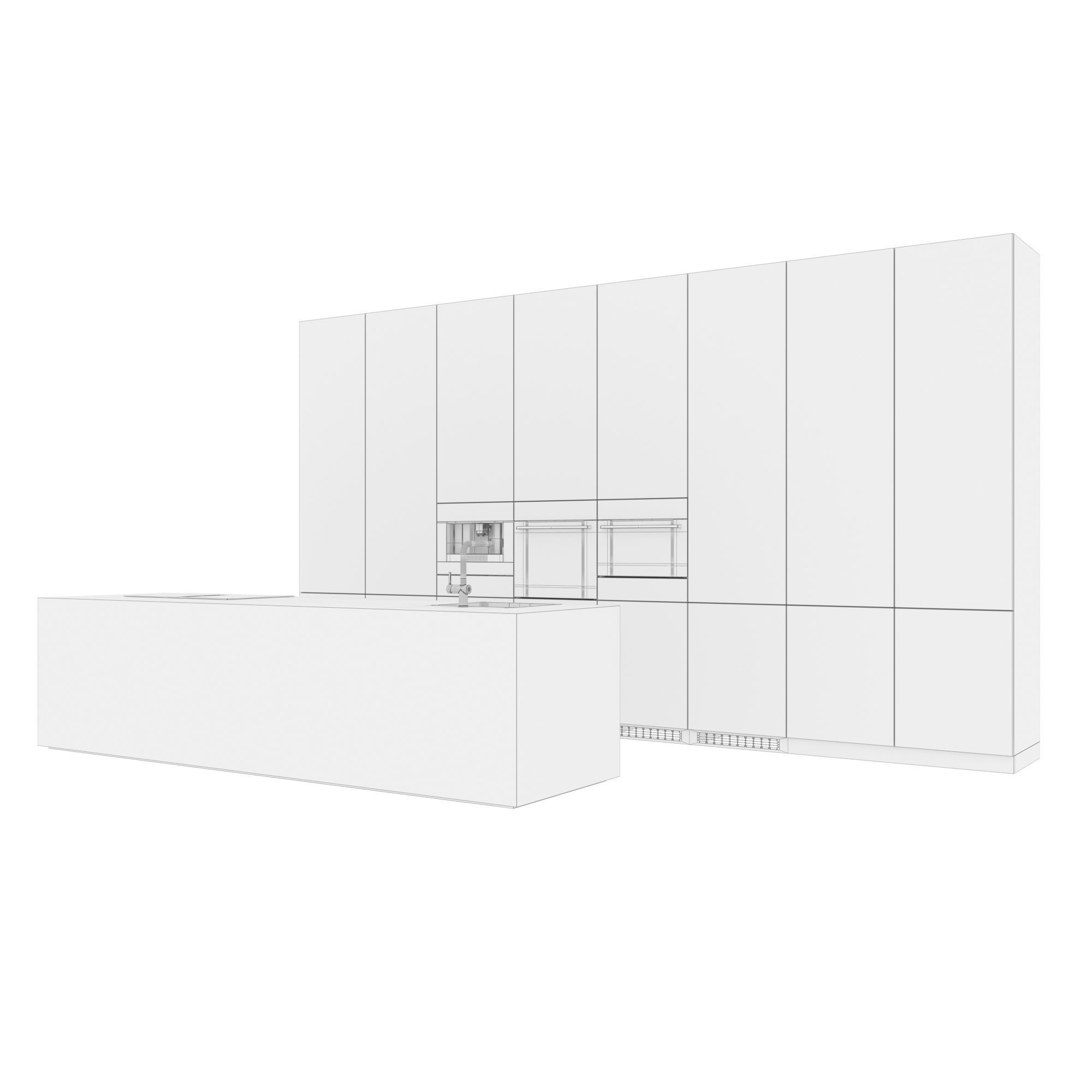 Kitchen set 10 3D model_6