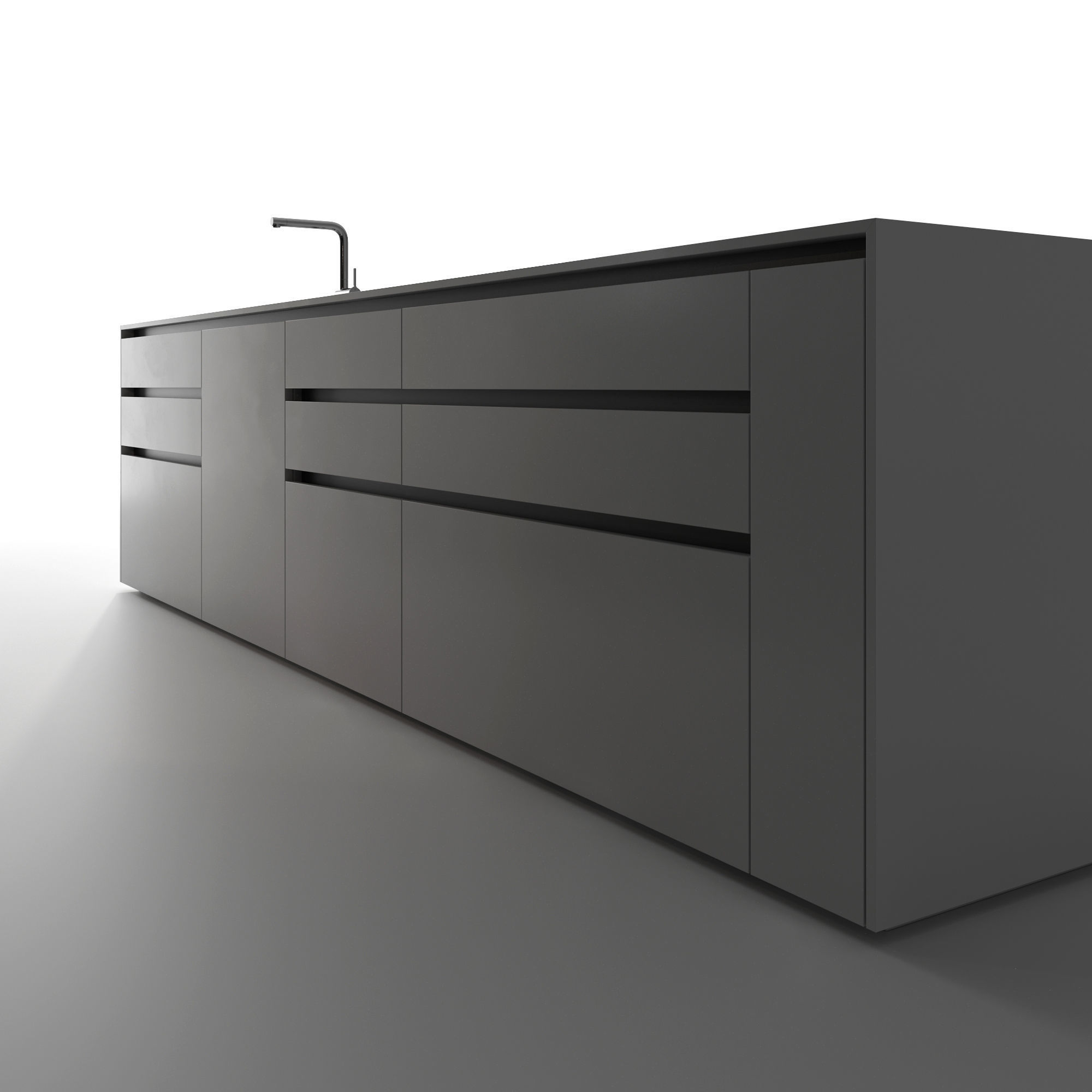 Kitchen set 10 3D model_2