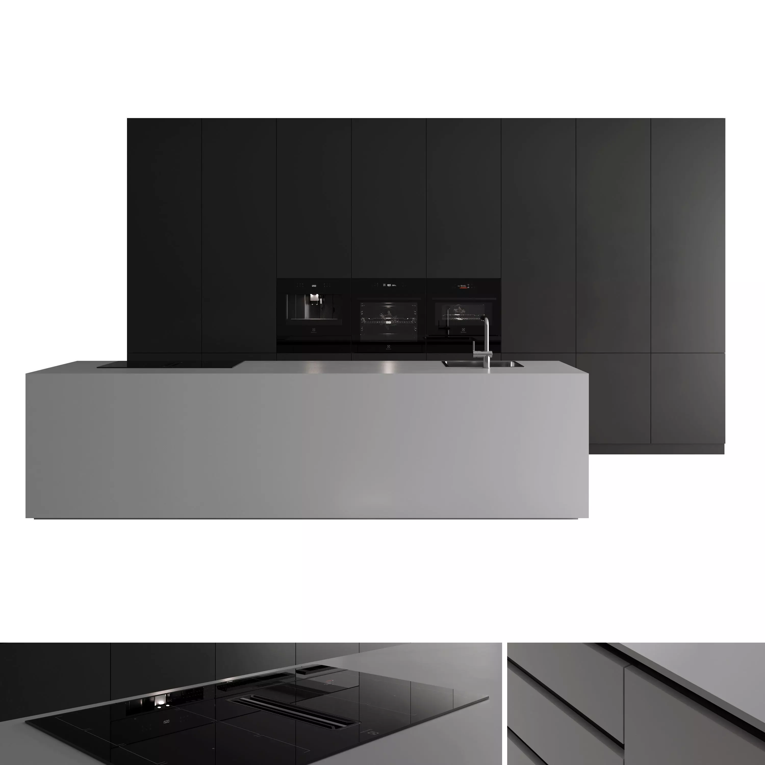 Kitchen set 10 3D model_0