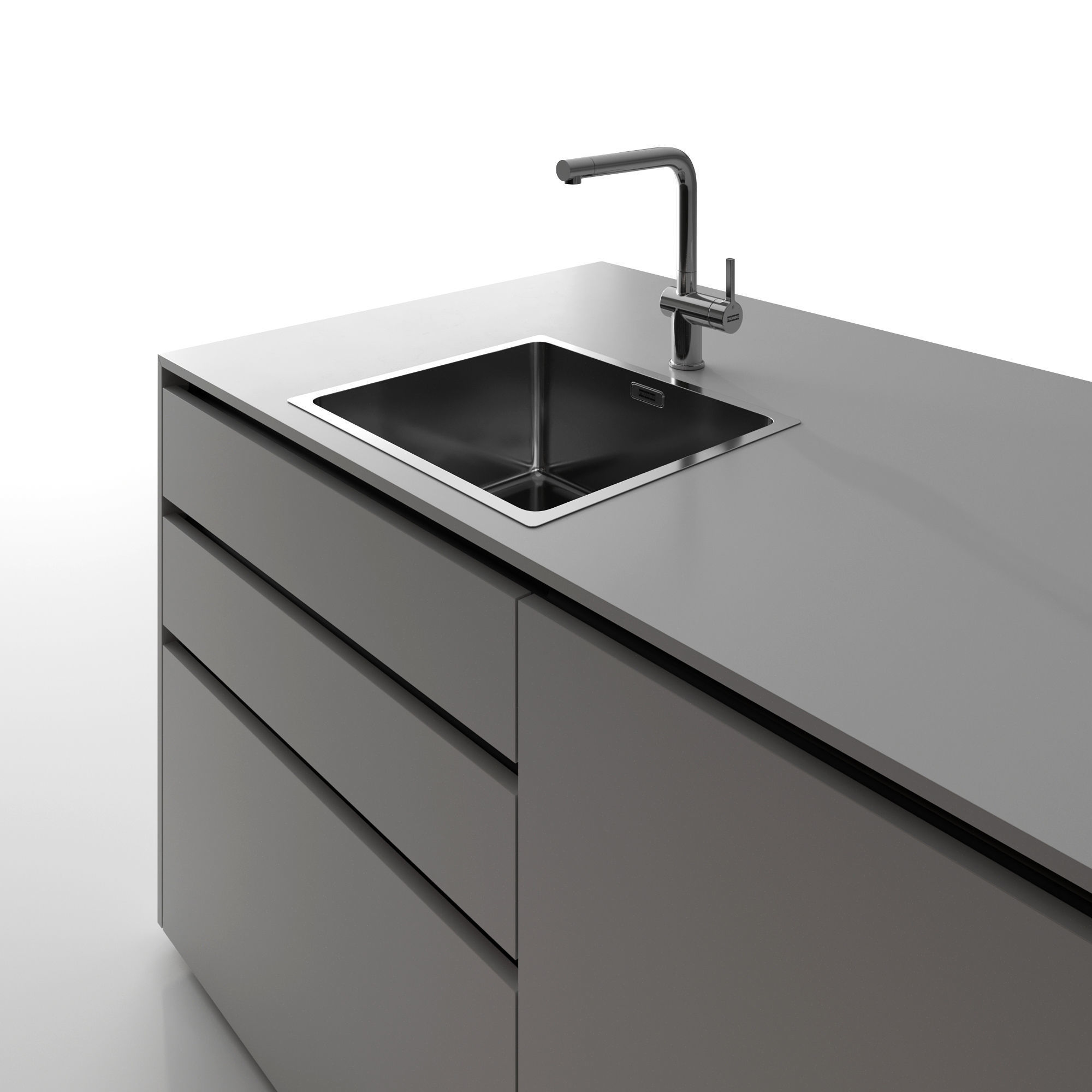 Kitchen set 10 3D model_3