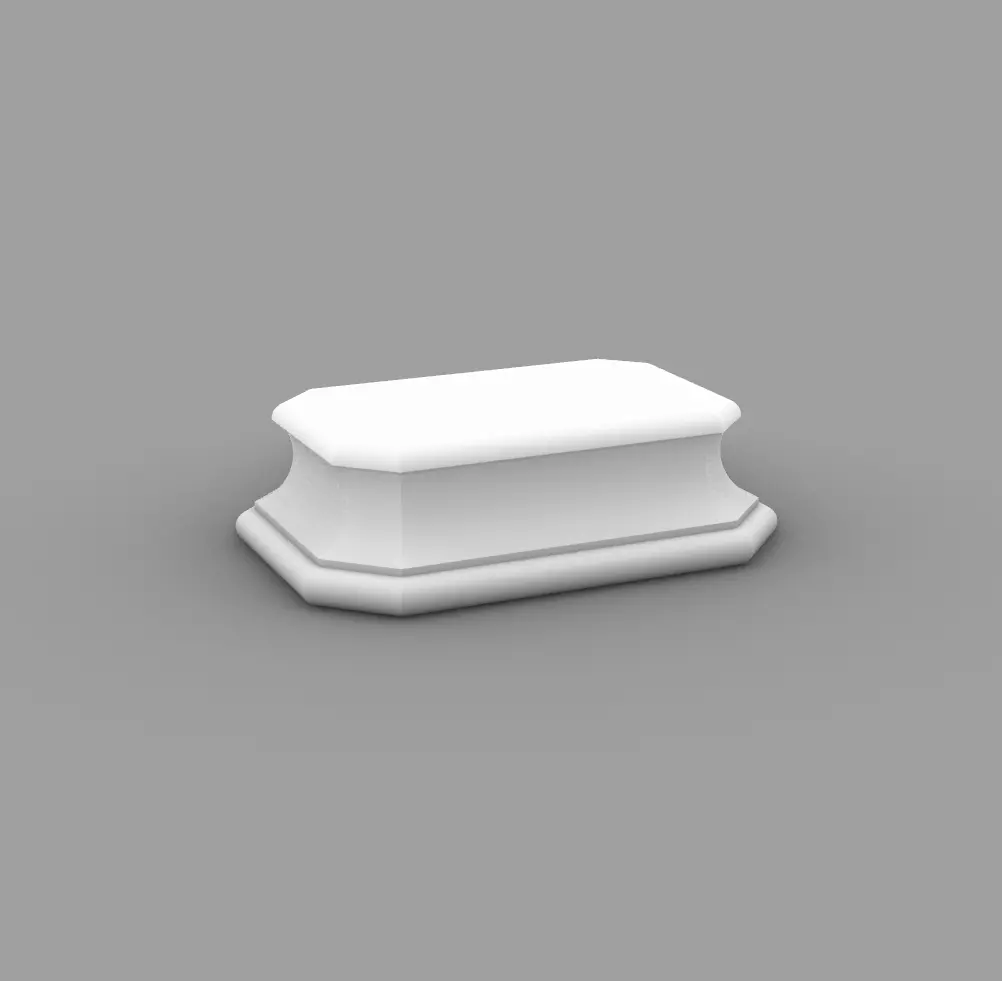 Statue base 3D model_0