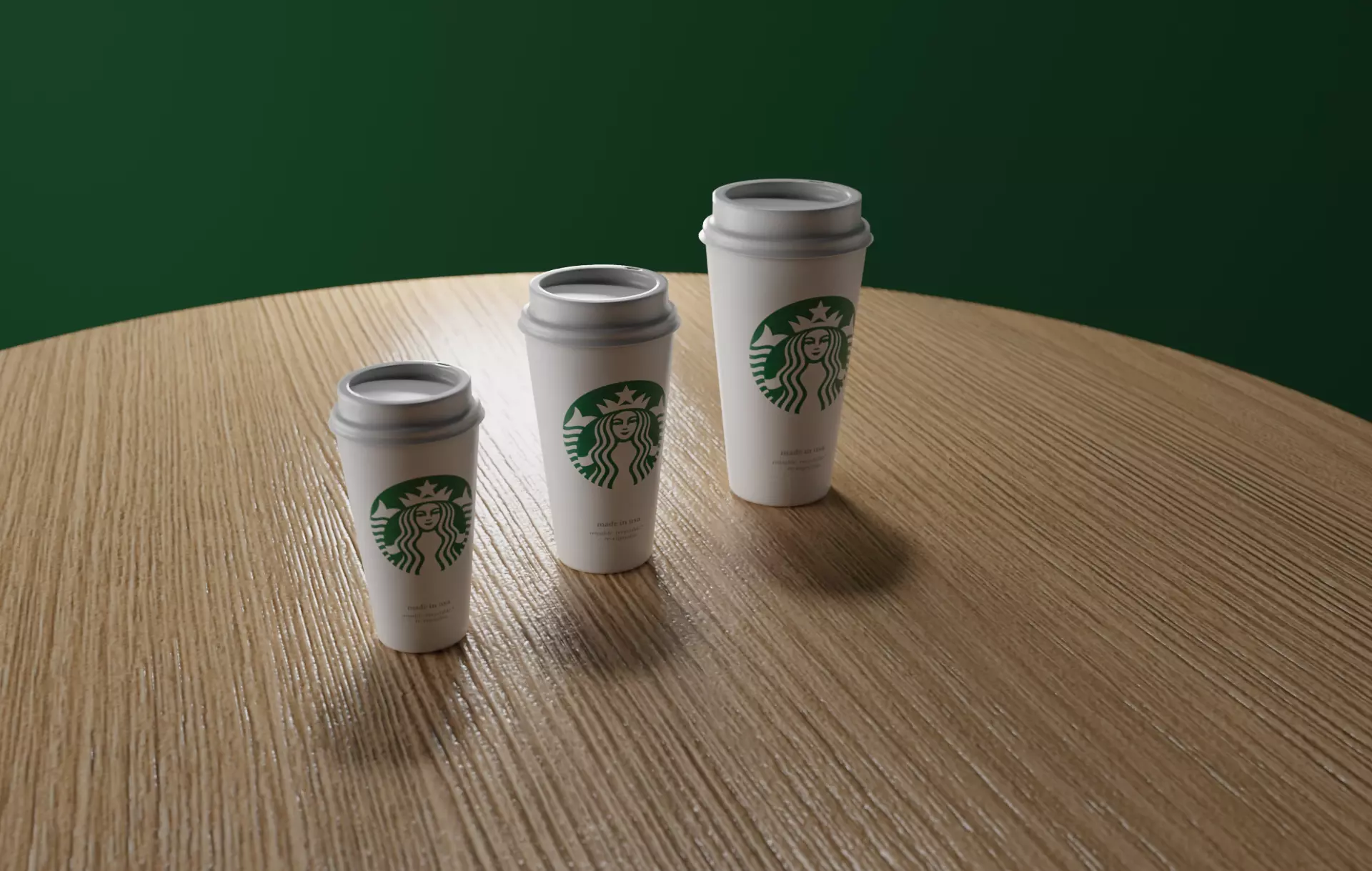 3D model lowpoly Starbucks Coffee Cup VR / AR / low-poly | CGTrader