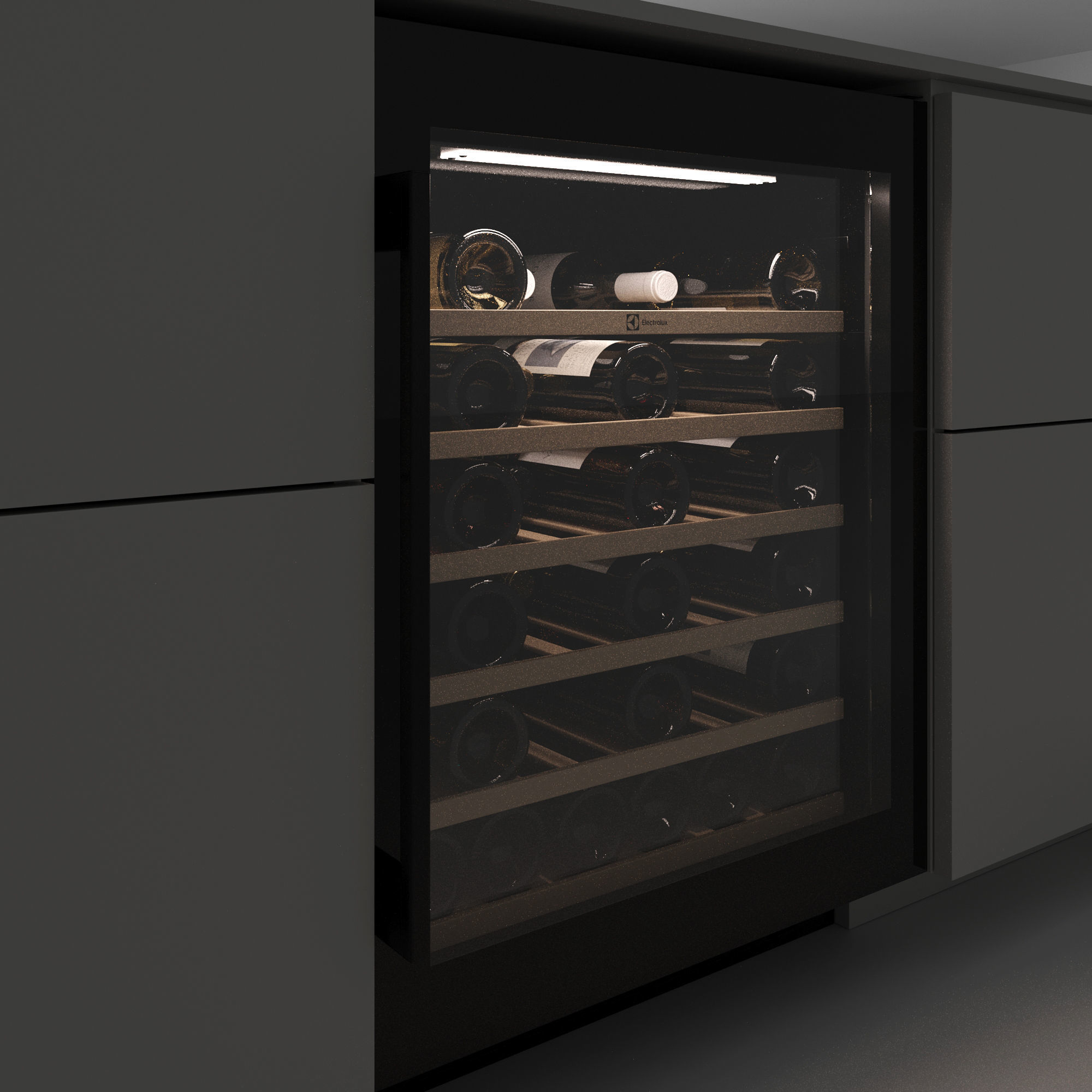 Kitchen set 16 3D model_4