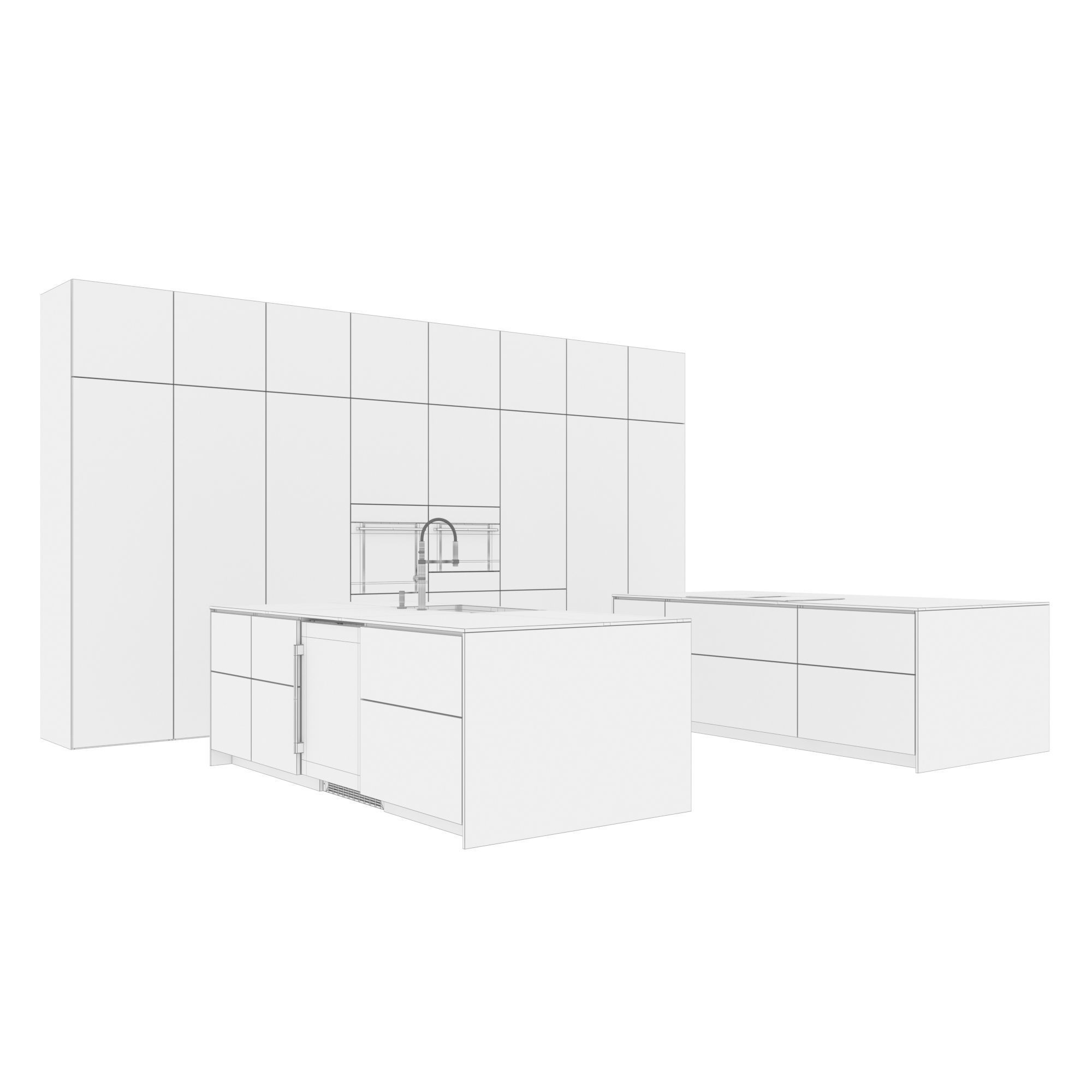 Kitchen set 16 3D model_5