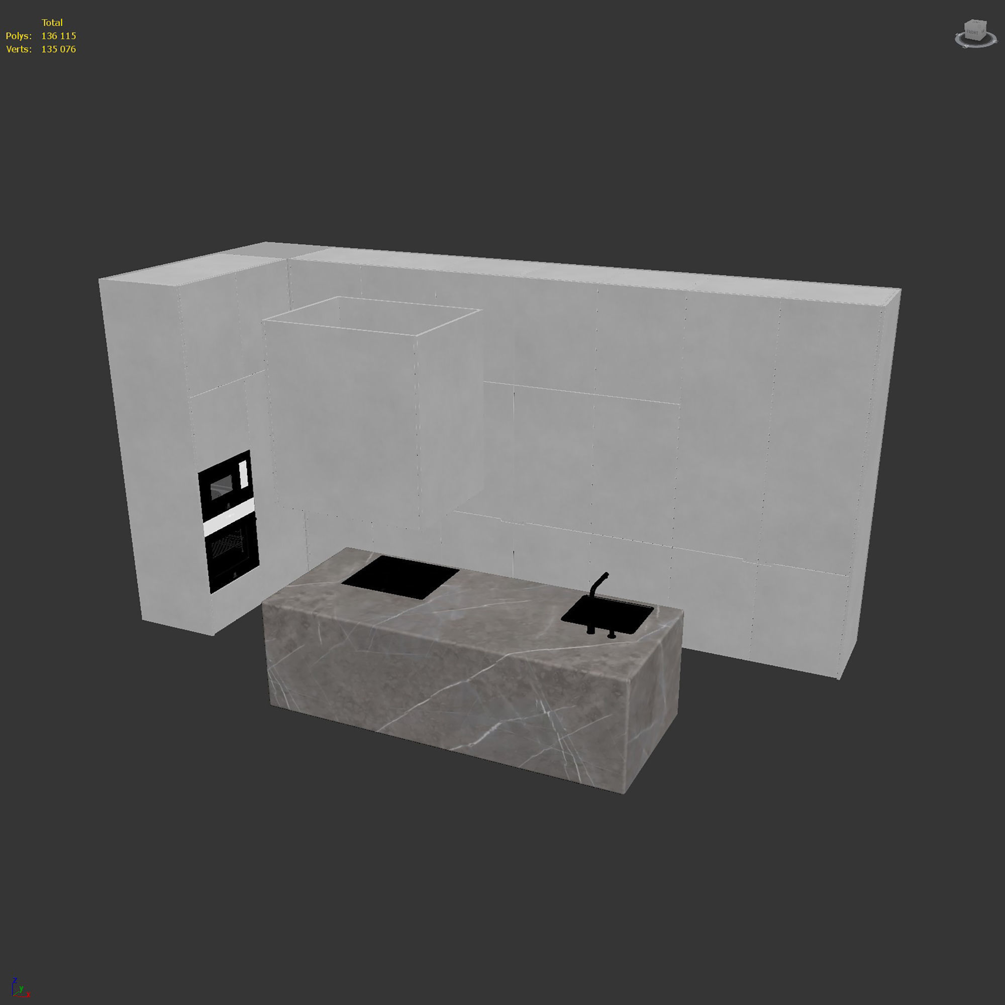 Kitchen set 17 3D model_7