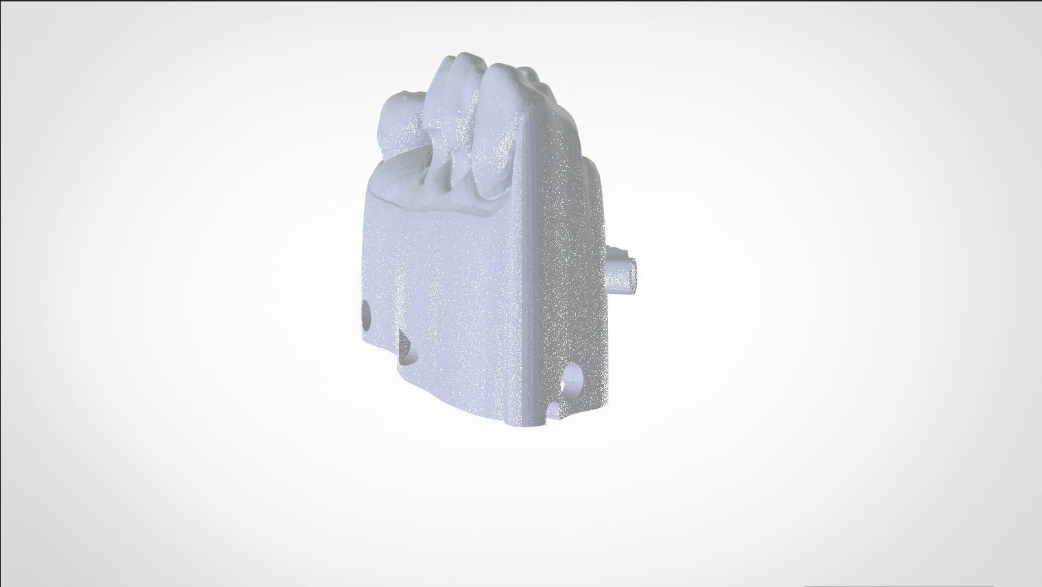 Digital Implant Model with a Metal Analog for 3D print model_23