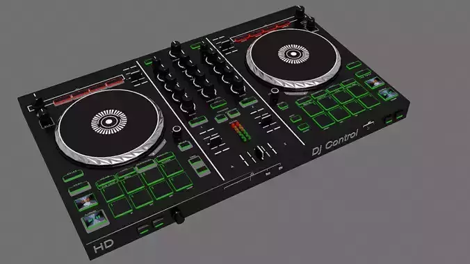 dj controller Low-poly 3D model