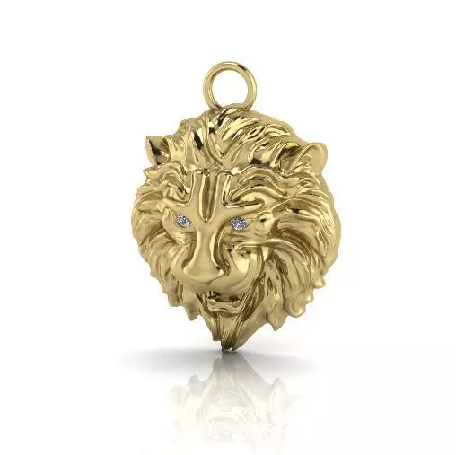 Lion pendant Model 4408 3D print model_0