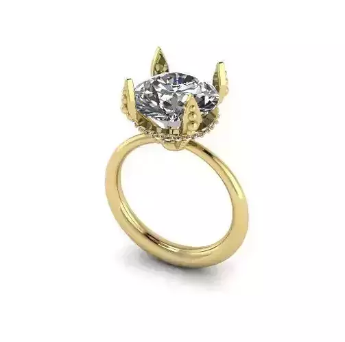 Engagement halo rings Model 4402