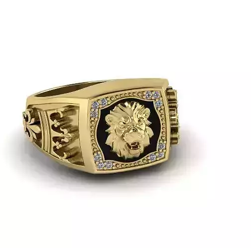 Mens ring lion Model 4399