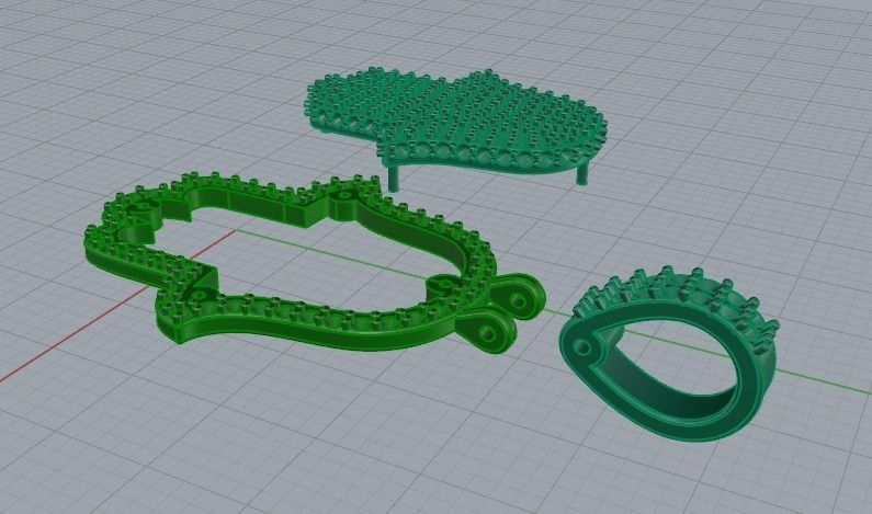 Hamsa pendant Model 4398 3D print model_2