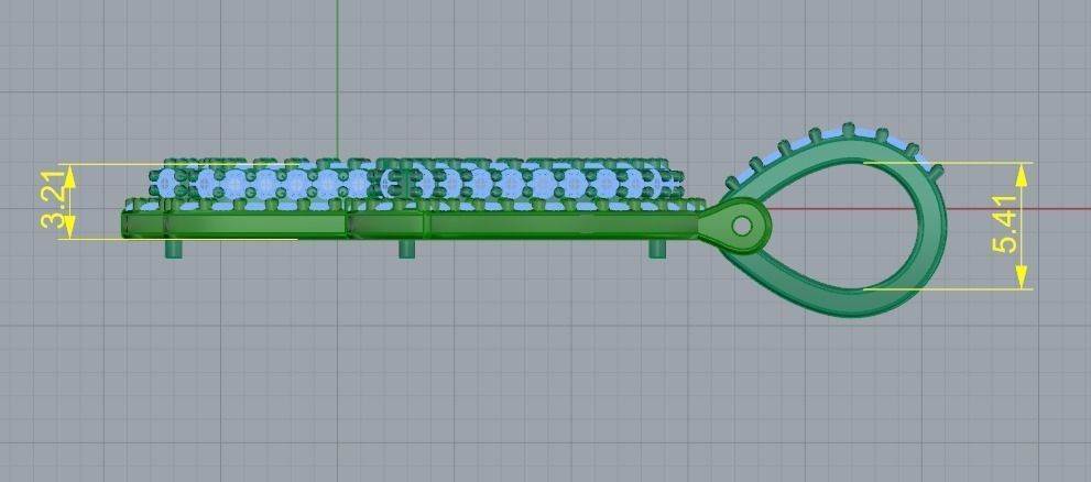 Hamsa pendant Model 4398 3D print model_6