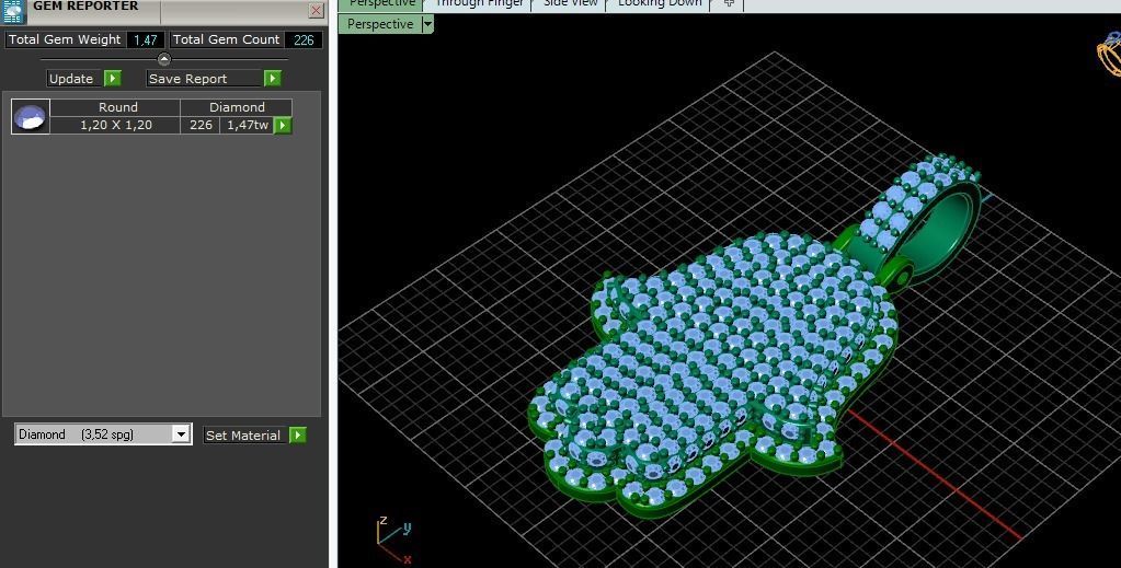 Hamsa pendant Model 4398 3D print model_8