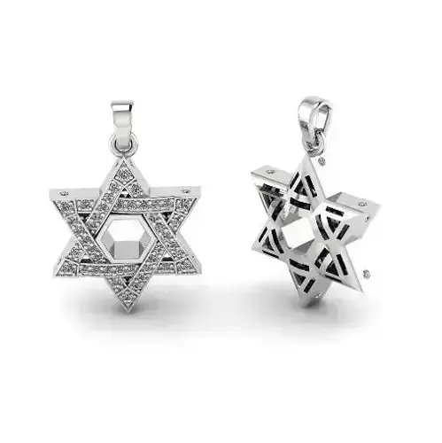 Star of David pendant Model 4390