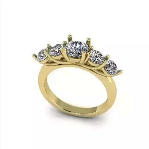 Engagement halo rings Model 4388
