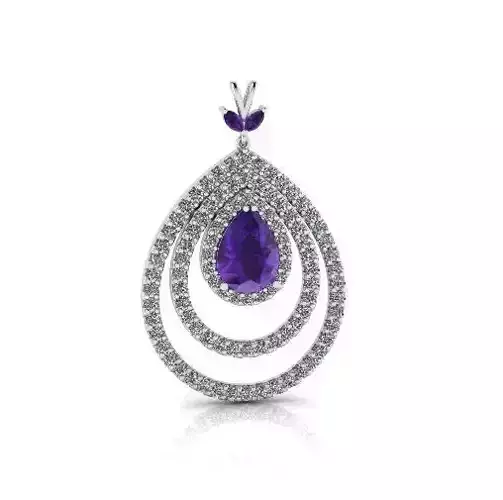 Pear pendant Model 4385 3D print model