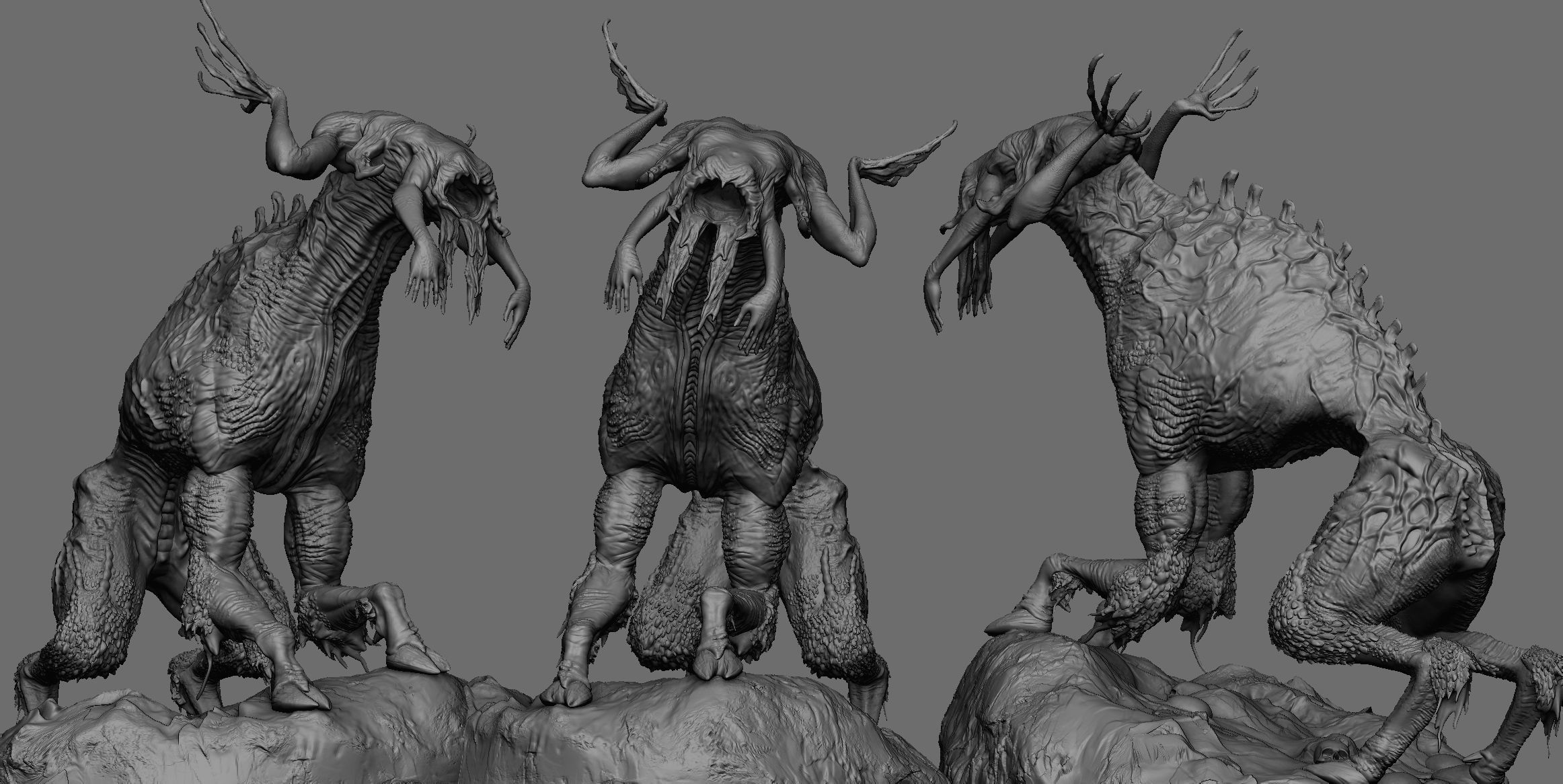 3D Printable Joutn Moder Creature Model 3D print model_3