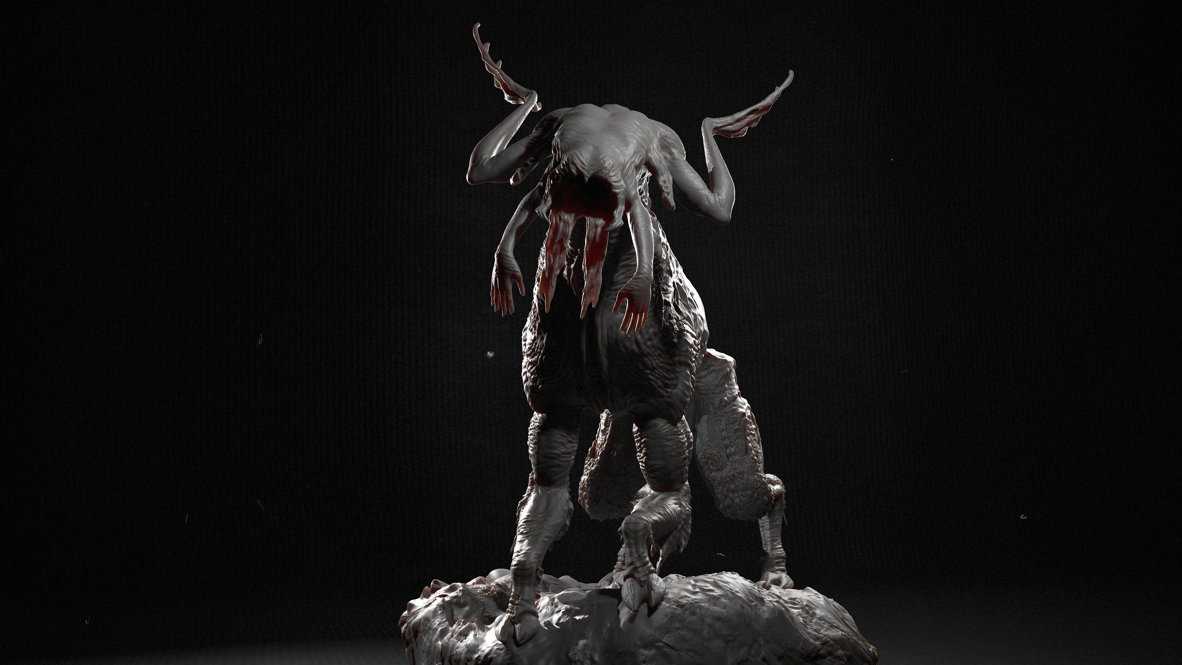 3D Printable Joutn Moder Creature Model 3D print model_6