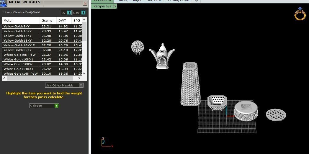 Chess piece king Model 4372 3D print model_7