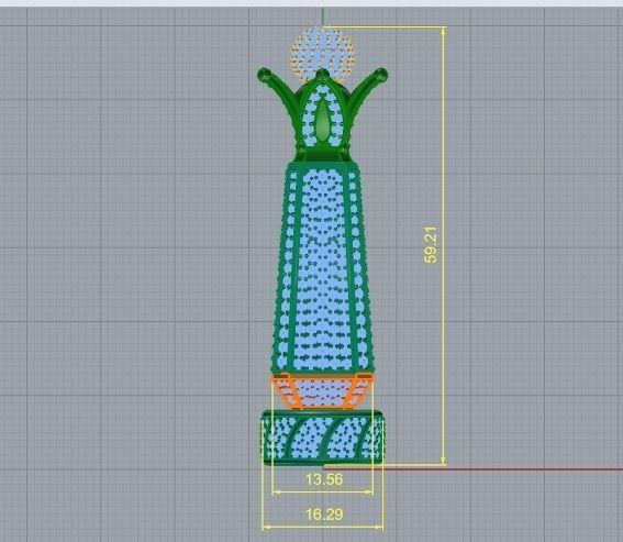 Chess piece king Model 4372 3D print model_6