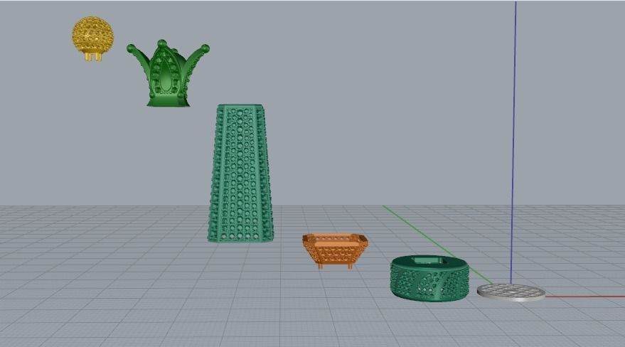 Chess piece king Model 4372 3D print model_5