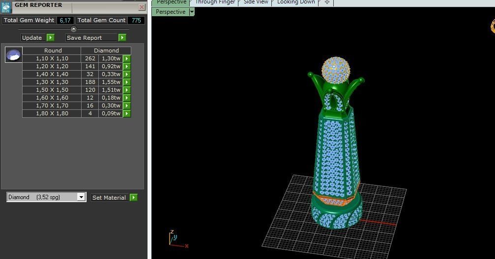 Chess piece king Model 4372 3D print model_8