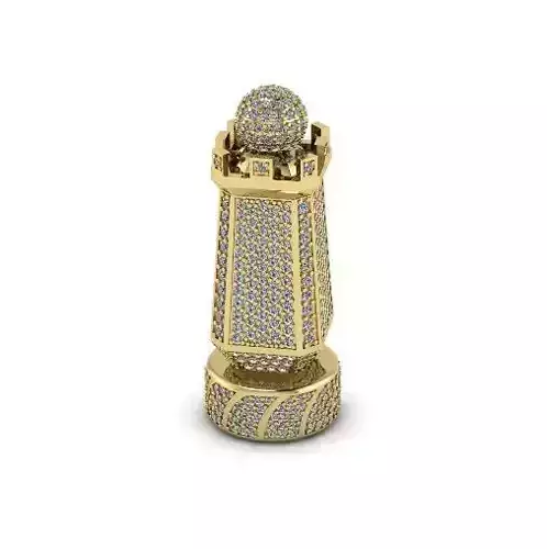 Chess piece rook Model 4369