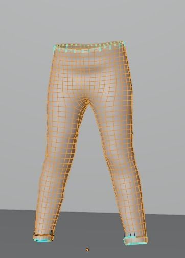 11 Jeans with Different Styles Low-poly 3D model_6