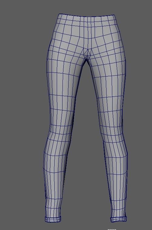 11 Jeans with Different Styles Low-poly 3D model_5