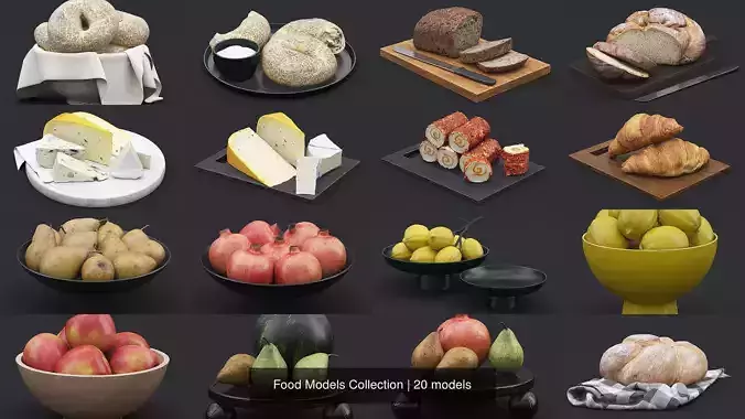 Food Models Collection