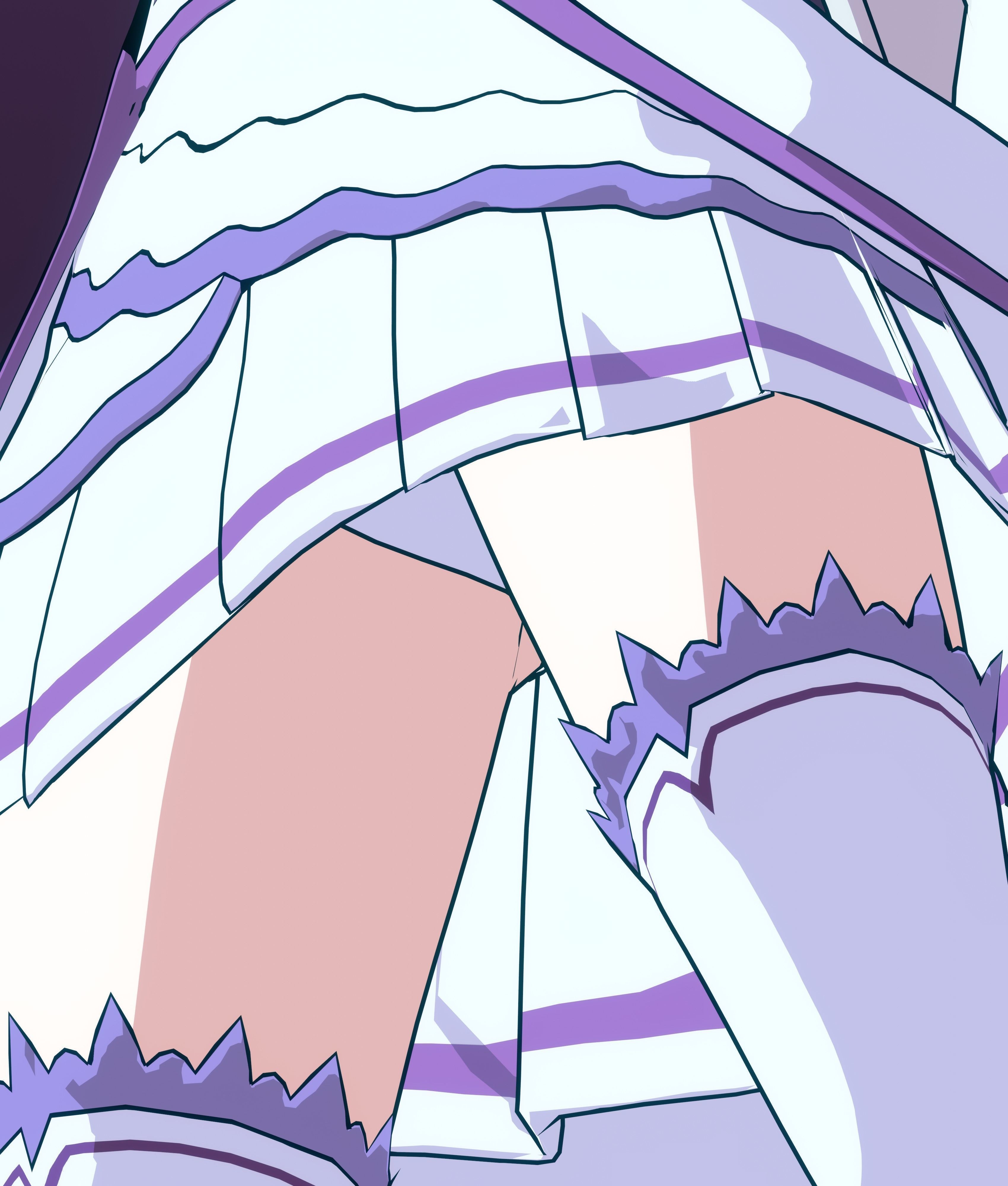 Emilia - Re Zero - 3D Model Blender Low-poly 3D model_12