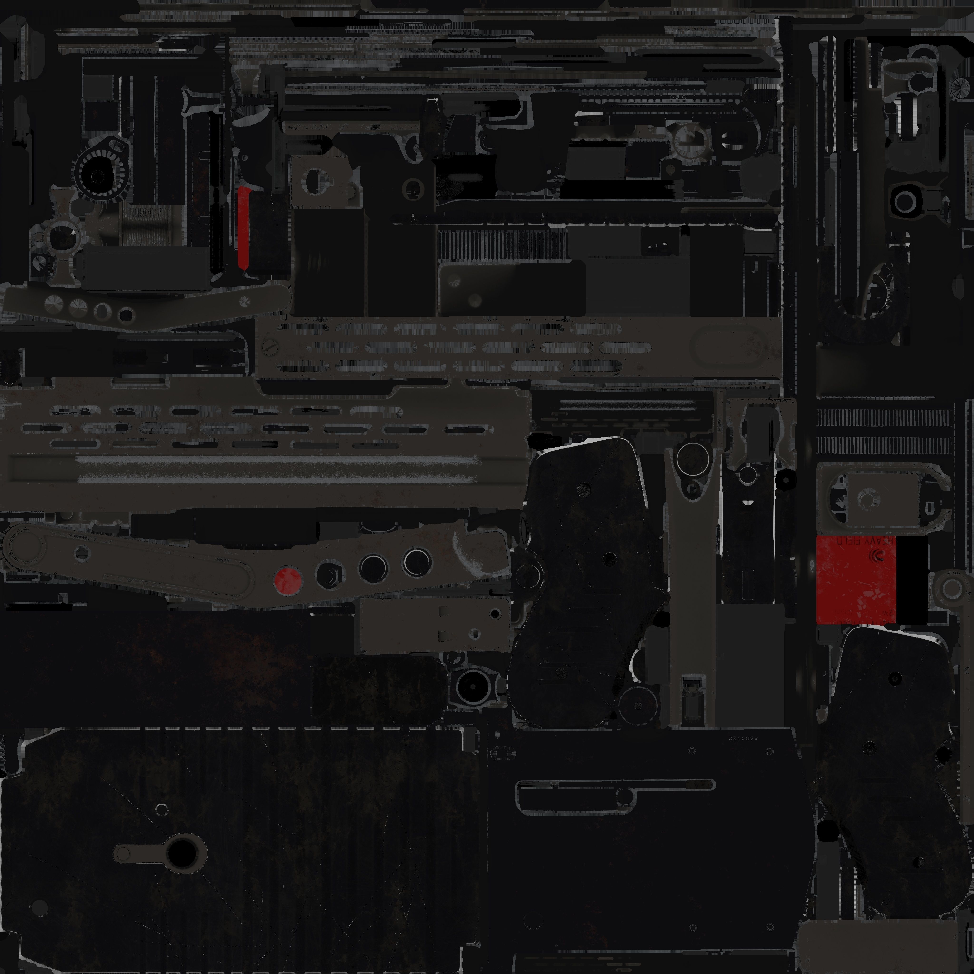 shotgun Model and Textures Low-poly 3D model Low-poly 3D model_5