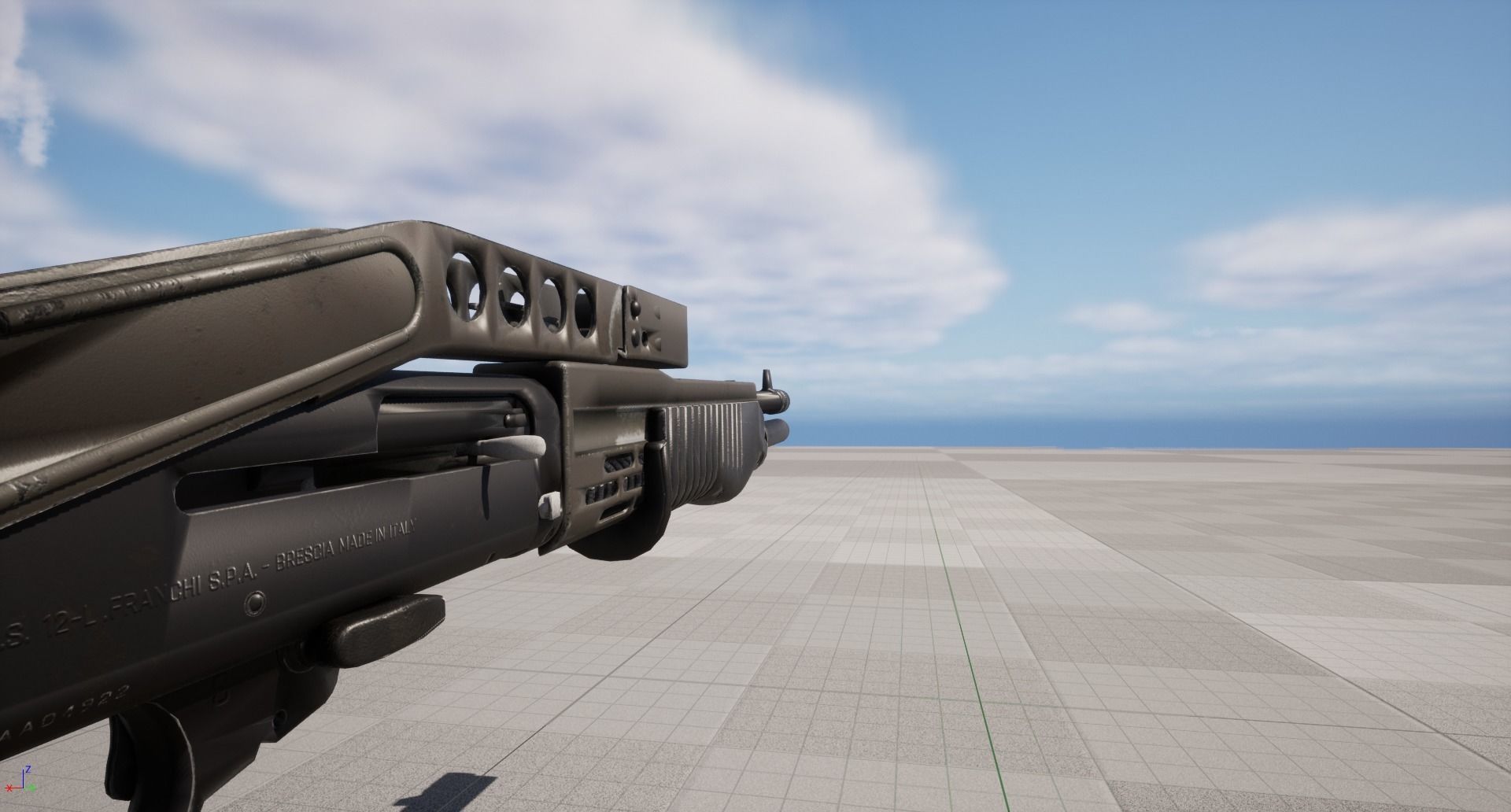 shotgun Model and Textures Low-poly 3D model Low-poly 3D model_4