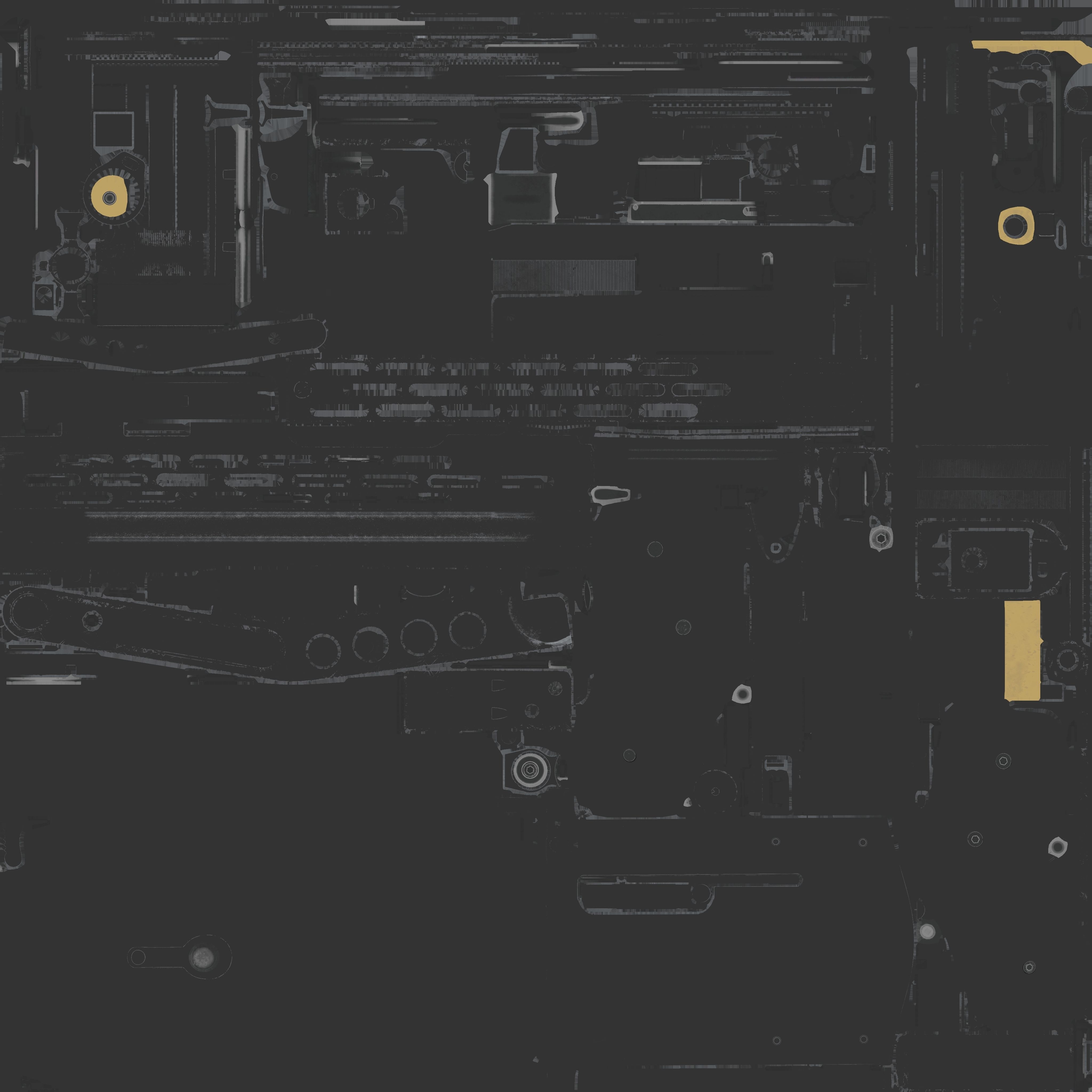 shotgun Model and Textures Low-poly 3D model Low-poly 3D model_7