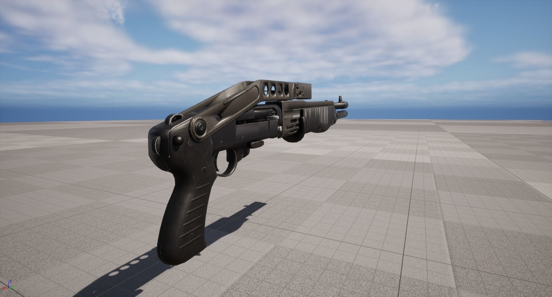 shotgun Model and Textures Low-poly 3D model Low-poly 3D model_3