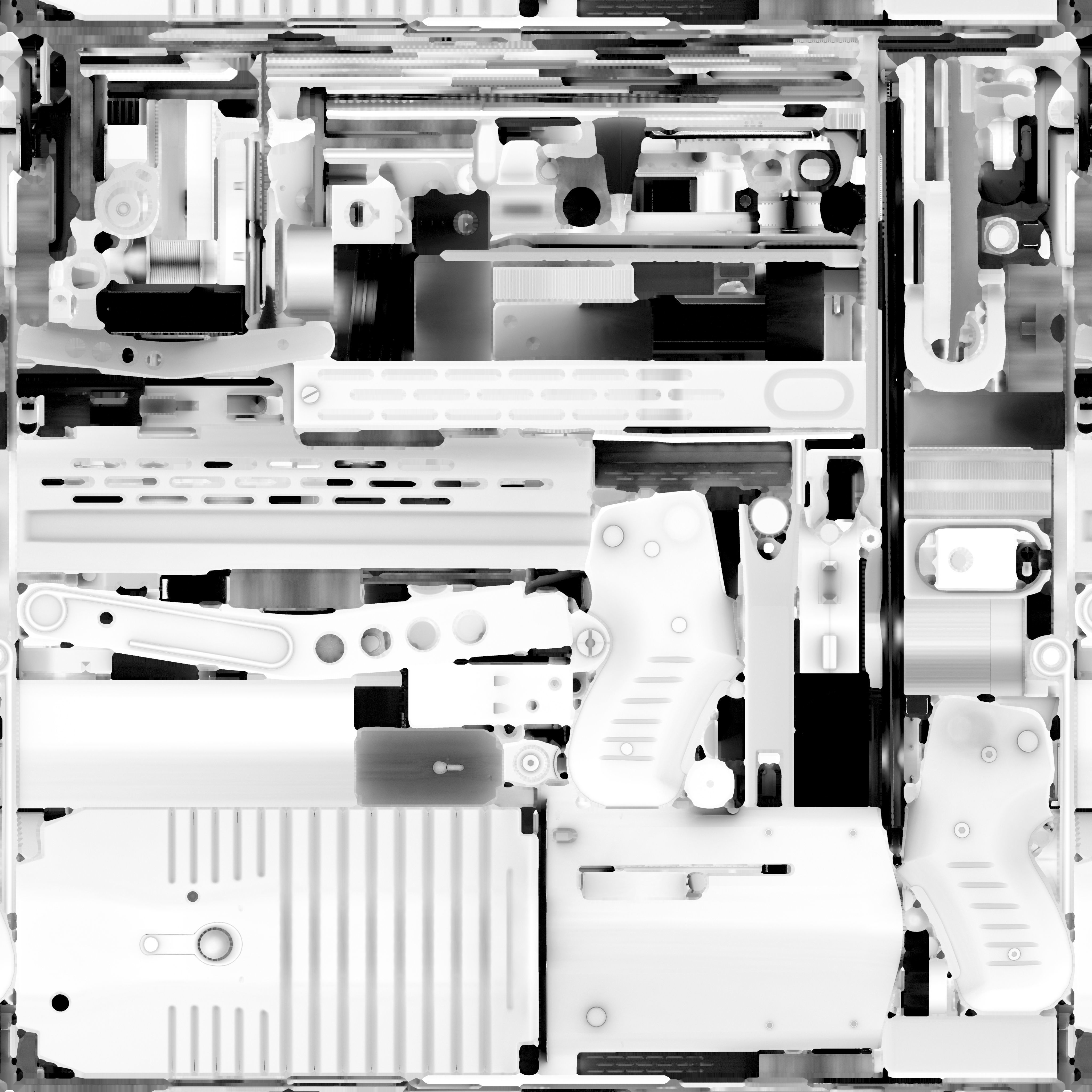 shotgun Model and Textures Low-poly 3D model Low-poly 3D model_8